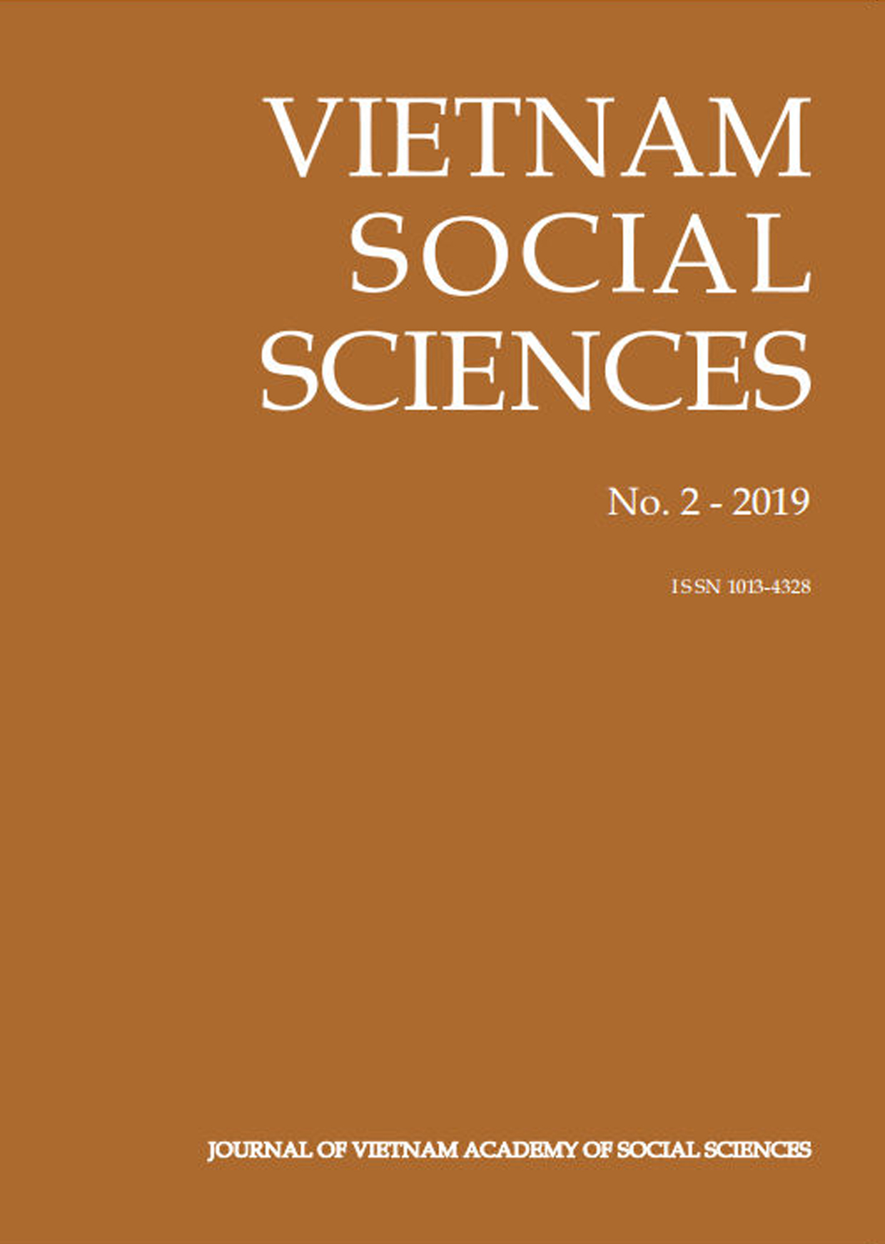 Vietnam Social Sciences. No. 2 - 2019 